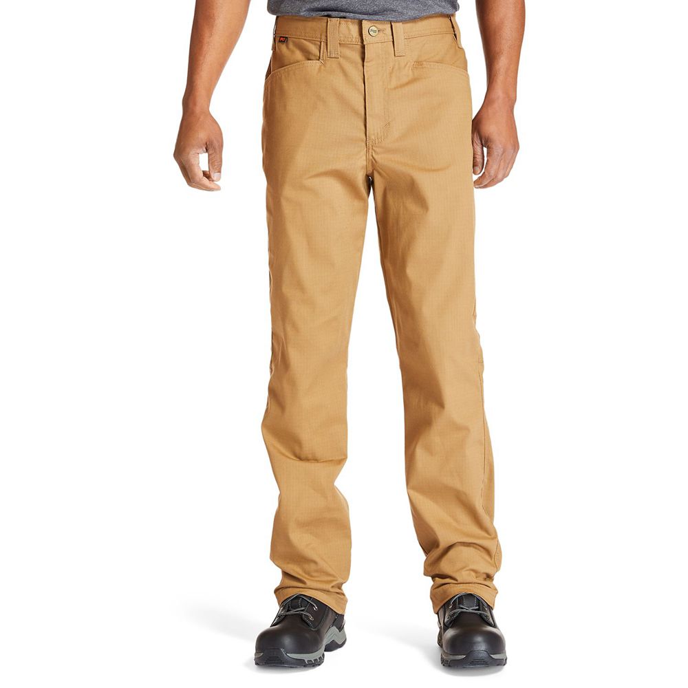 Timberland Mens Pants PRO® Work Warrior LT Ripstop Utility - Brown - India WH7230491